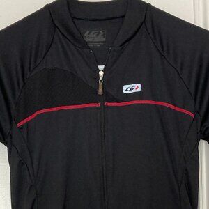 Louis Garneau medium black cycling jersey